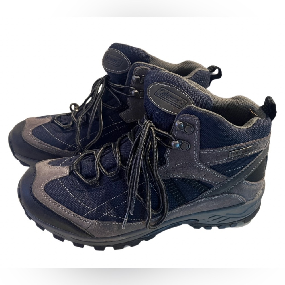 Coleman Men's Blue and Gray Outdoor Boots Size 11 EUC